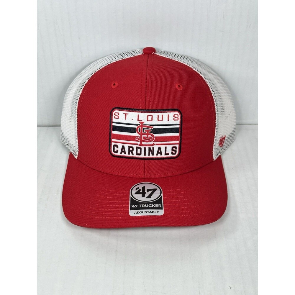 47 Brand St. Louis Cardinals Drifter Trucker Adjustable SnapBack Hat Cap NWT